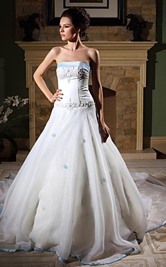 ISABELLE - Vestido de Novia de Organza y Satén