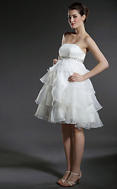ANUSCHKA - Vestido de Noiva em Organza