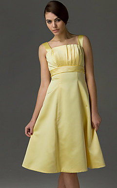 KUSMARA - Robe pour Mariage et de Demoiselle d'Honneur Satin