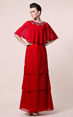 LINA - kjole til brudens mor i chiffon