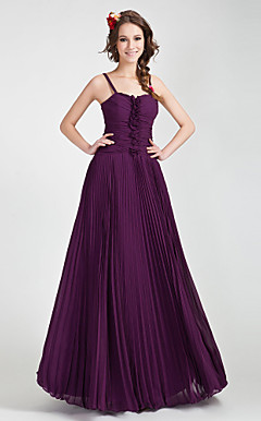 FELINA - Robe de Demoiselle d'Honneur Mousseline