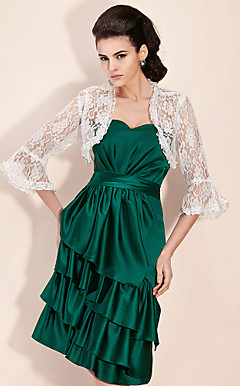 Lace Wedding/Special Occasion Jacket/Wrap In Ivory