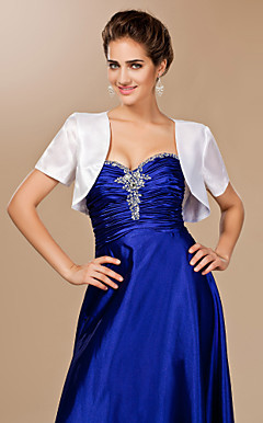 Satin Wedding Jacket / Special Occasion Wrap (More Colors Available)