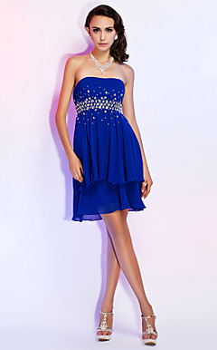 SEASON - Vestido de Coquetel em Chifon