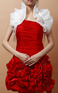 Sleeveless Satin Special Occasion Jacket/ Wedding Wrap (More Colors)