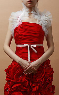 Gorgeous Sleeveless Tulle Special Occasion Jacket/ Wedding Wrap (More Colors)
