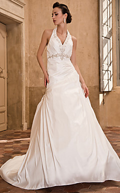 AMINATA - Abito da Sposa in Taffetà