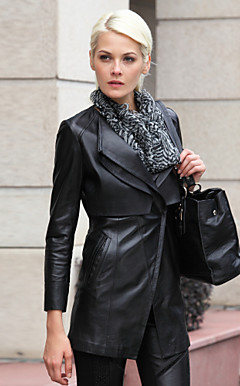 Piel de cordero magnífico collar de invierno / Moda Escudo