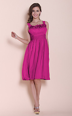 CELISSA - Robe pour Mariage et de Demoiselle d'Honneur Mousseline Satin