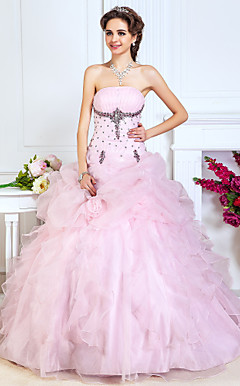 GAIL - Vestido de Noche de Organza
