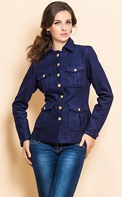 ts militaire marine slanke tweedjasje