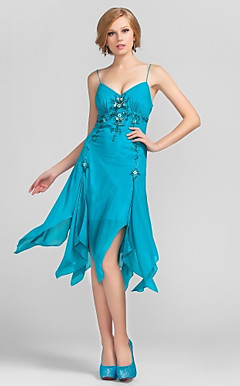 ELIETTE - Vestido de Coquetel em Chifon