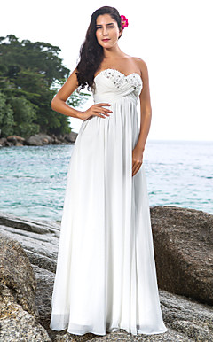 vaina / columna cariño palabra de longitud vestido de novia