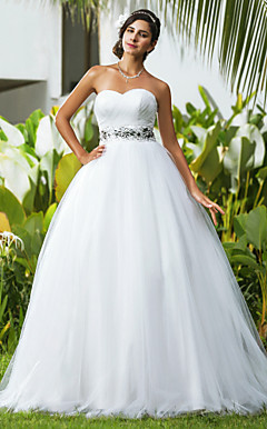 guaina / colonna fidanzata Corte dei treni Chiffon Abito da sposa
