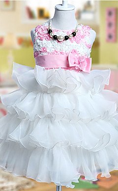 Nice hihaton Tulle Häät / Evening Flower Girl Dress