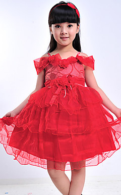 Lovely Off-the-shoulder Tulle Wedding/Evening Flower Girl Dress