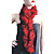  Rabbit Scarf-Red (HSC-012) (Start From 50 Units)-Free Shipping