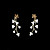  Rhinestone Flower Wedding Jewelry 2 piece Set (TYPJ055)