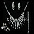  Elegant Drop Wedding Jewelry 4 piece Set (TYPJ020) (Start From 10 Units) Free Shipping