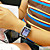  mobile montre w688 tri-bande noir (szr085)