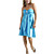  A-ligne de longueur genou halter cation satin robe de cocktail / robe de bal (hsx887)