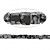  Perle, 16 "Schneeflocken-Obsidian (natur), 4x4mm Würfel (begb2806)