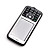  HongKe S500  Dual Card Tri-Band Touch Screen Bar Phone Silver&Black