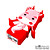  2GB Cartoon Dragon MP3 Players Red(SZM080)
