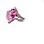  Sterling Silver Engagement Ring with High Quality Cubic Zircon - CZ Ring S-1696-Pink (SZY147)