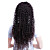  longue synthétique cheveux bruns bouclés postiche 3/4 serre-tête