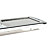 E71 style Dual Card Quad Band Ultra-thin Metal Cover Touch Screen Cell Phone White&Silver