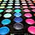  88 cores de maquiagem cosméticos shimmer paleta da sombra de olho (yy009) + escova da composição livre 24pcs