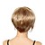 Capless Short Golden Brown With Blonde Synthetic Bob Hair Wig