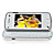  nooc n97 estilo único cartão quad band dual câmera fixa toque celular tela branca (cartão de 2GB TF) (szmc0090)