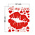  toda mi etiqueta de la pared amor (0565-gz080)