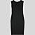  Sleeveless Round Neckline Wool Flannel Women's Dresses(0104AK005-0683)