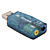  scheda audio usb al suono di cristallo blu