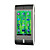  01 de doble cámara de doble tarjeta Bluetooth Touch Screen FM teléfono celular negro (TF tarjeta de 2GB y estuche de cuero) (sz05150595)