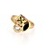  Beautiful 18K Gold Plated CZ Cubic Zirconia Rings (0292-91115-10)