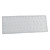  siliconen toetsenbord beschermhoes voor Apple MacBook Pro (doorschijnend wit)