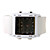  Orologio digitale, analogico, da uomo, con visualizzazione dei giorni della settimana - Bianco (2*CR1120)