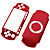  Aluminium Gehäuse für psp slim/2000 (rot)