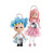  Cute Doll Clock Keychains (Assorted 2-Pack)