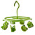  Cute Flog Plastic Clothes Peg Hanger (8-Clip)