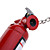  Mini Fire Extinguisher Style Butane Lighter With Keychain