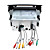  8 de pulgada de coches digitales de pantalla táctil reproductor de DVD-TV-FM, bluetooth para toyota land cruiser 2009 (szc1952)