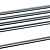  gepolijst chroom massief messing 25-inch badkamer plank met handdoekhouder