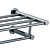  gepolijst chroom massief messing 25-inch badkamer plank met handdoekhouder