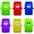  Silicone Protective Case for iPhone 3G/3GS - Lucky Angel Design (7 Colors Per Pack Randomly)
