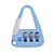  Cute Bag-Sharped Combination Padlock (Blue)